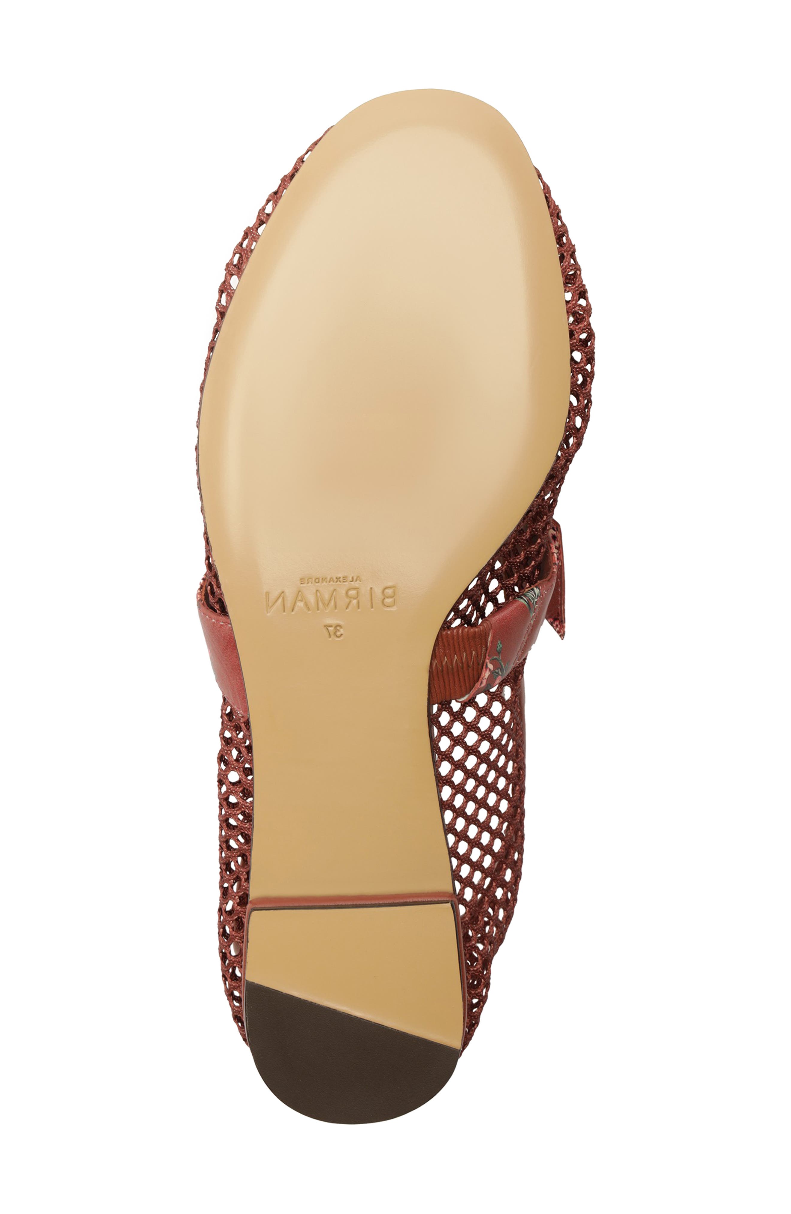 Alexandre Birman x Agua by Agua Bendita Clarita Mesh Mary Jane Ballet Flat, Alternate, color, Quebrada Frontera Print