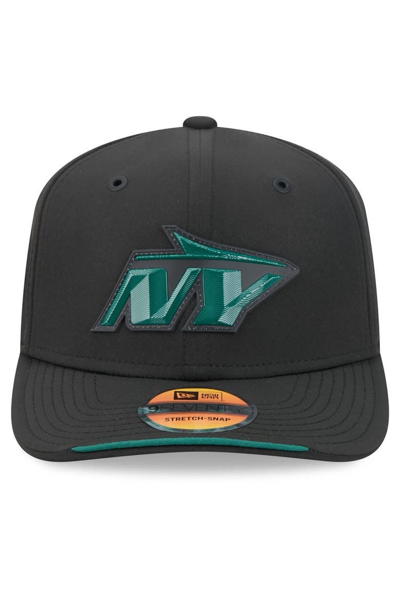 Men's New Era Black New York Jets 2026 Sideline 9SEVENTY Adjustable Hat, Alternate, color, Black