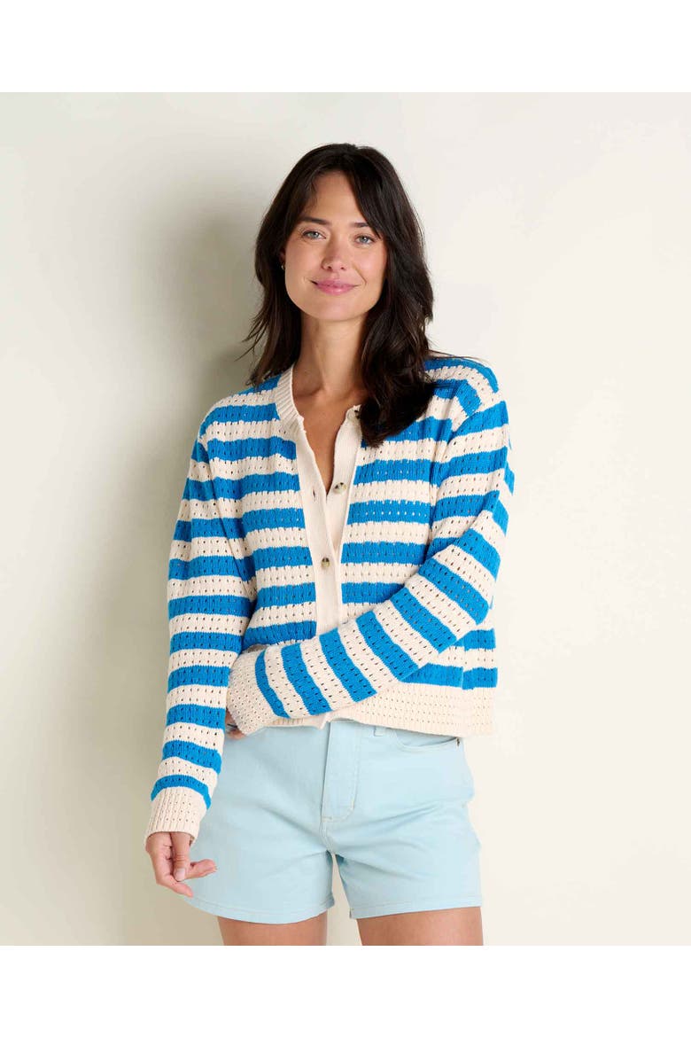 Bianca Pointelle Cardigan, Main, color, Salt Pattern
