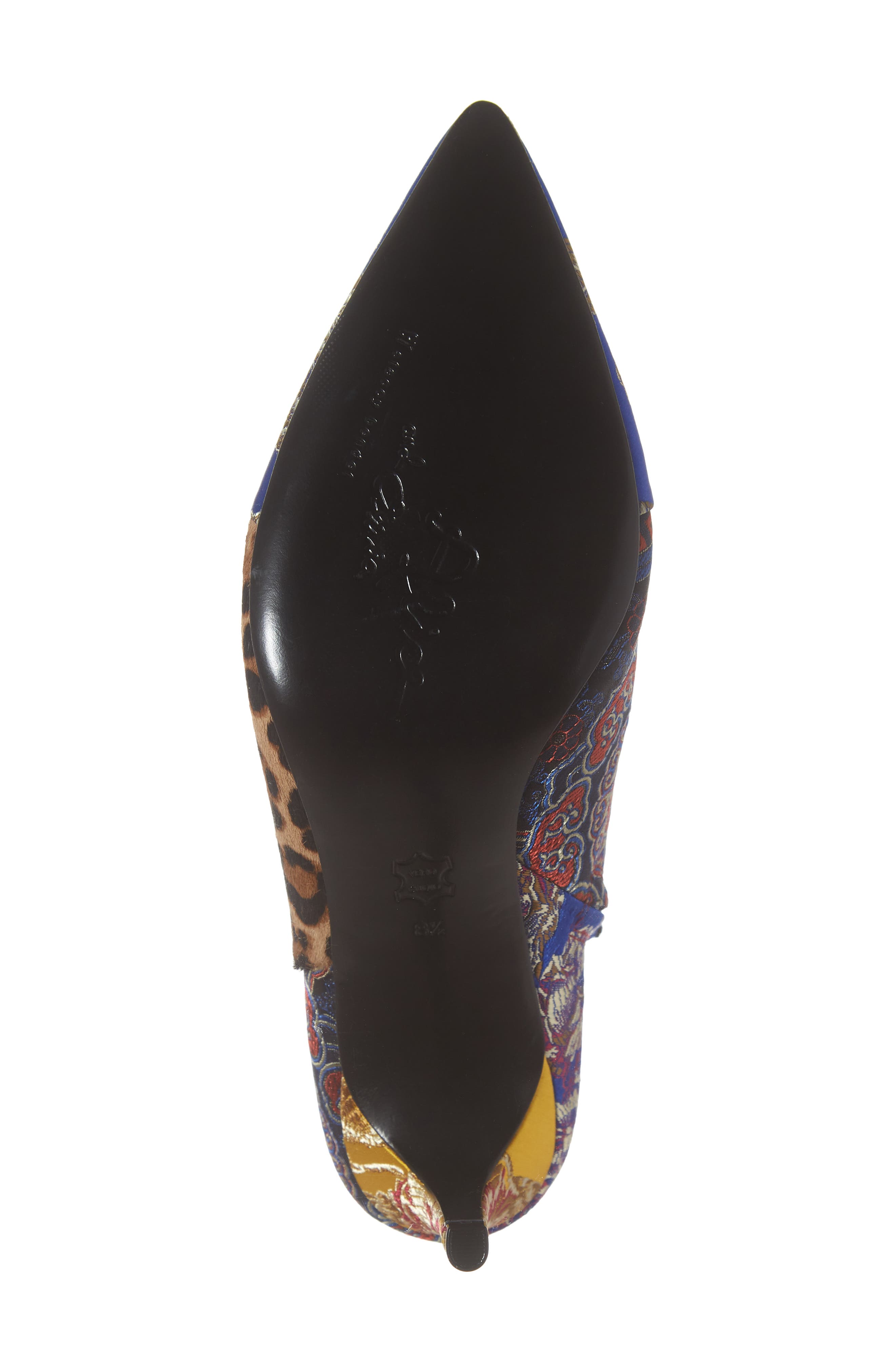 Alice + Olivia Melanei Genuine Calf Hair Booties, Alternate, color, 