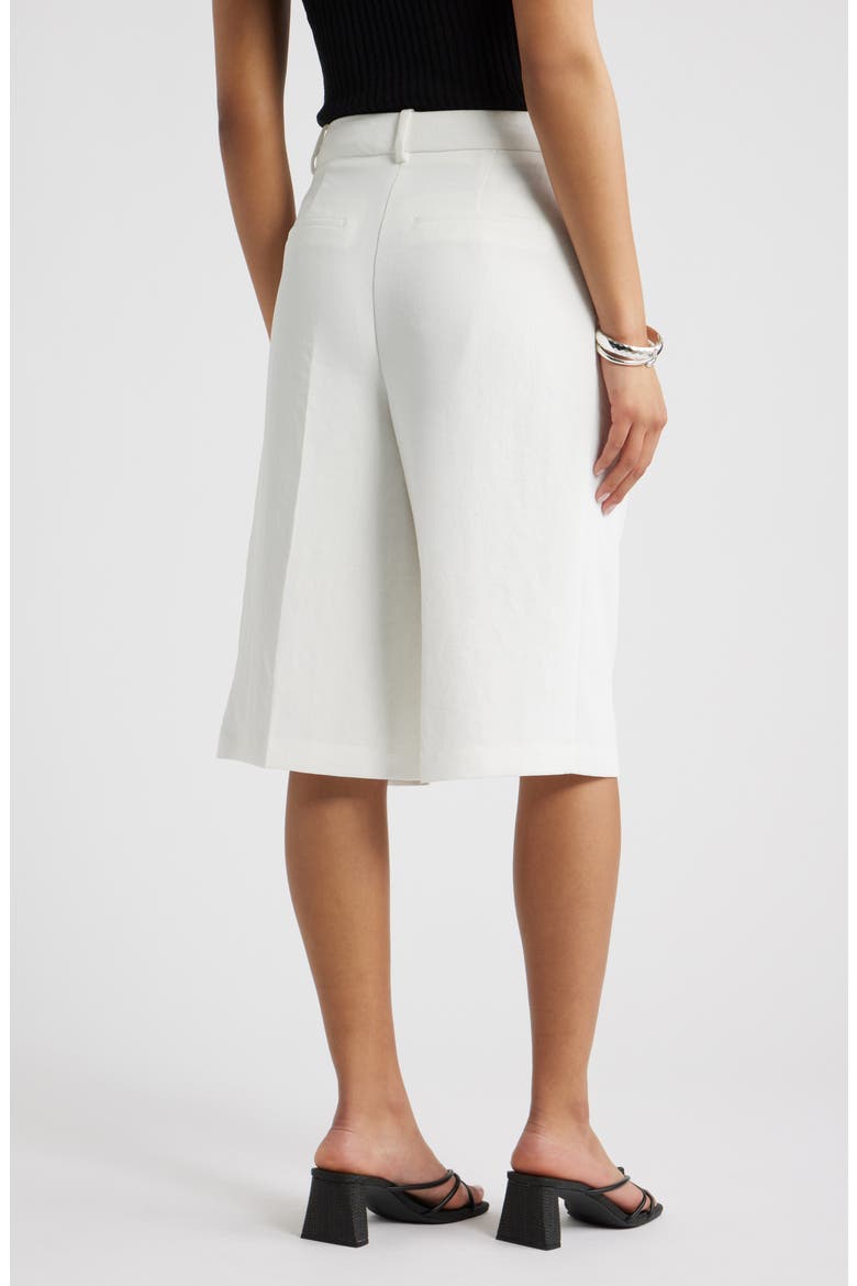 Curator Crepe Culottes, Alternate, color, IVORY