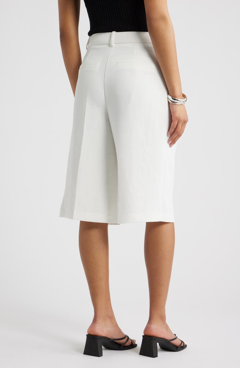 Open Edit The Curator Crepe Culottes, Alternate, color, Ivory
