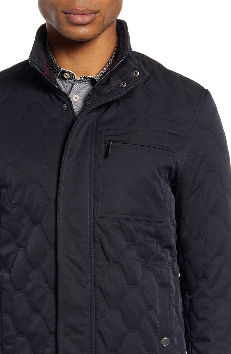 Ted Baker London Waymoth Quilted Twill Jacket, Alternate, color, 