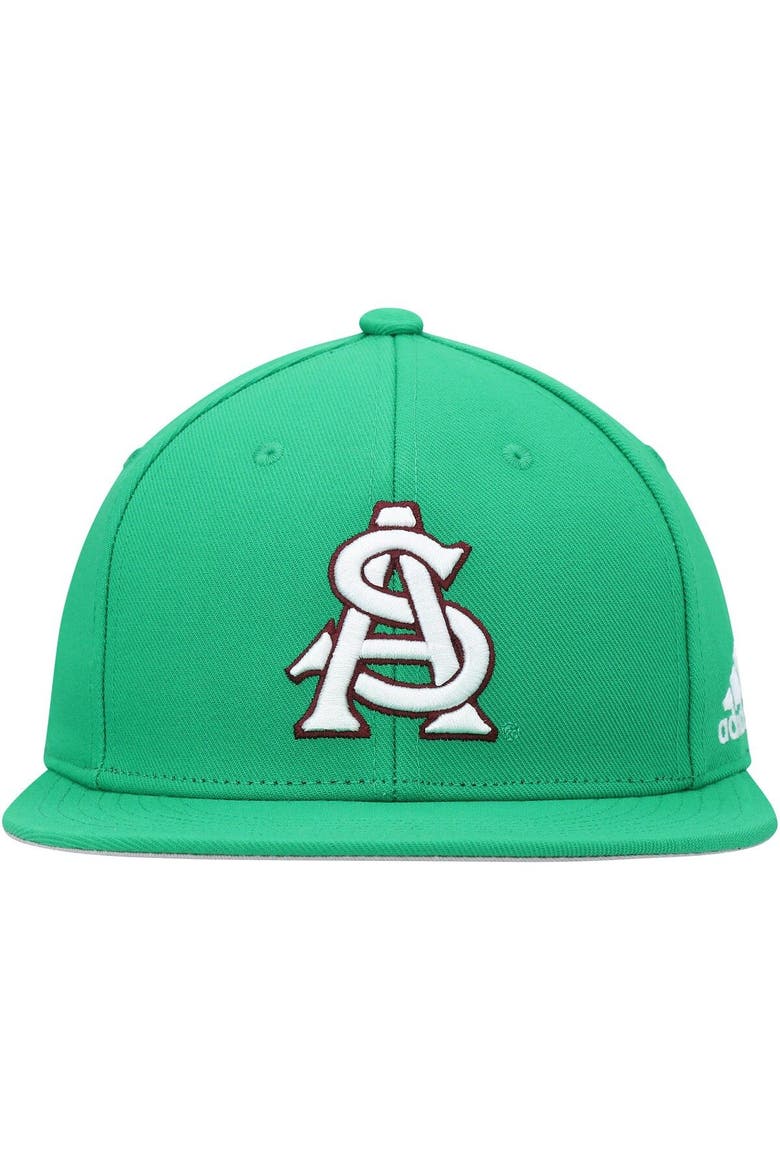 Men's adidas Green Arizona State Sun Devils On-Field Baseball Fitted Hat, Alternate, color, Green