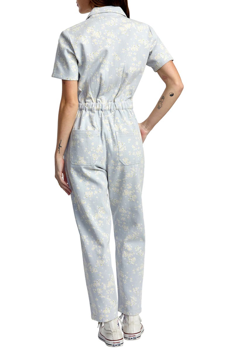 RVCA Nightshift Floral Utility Jumpsuit, Alternate, color, 