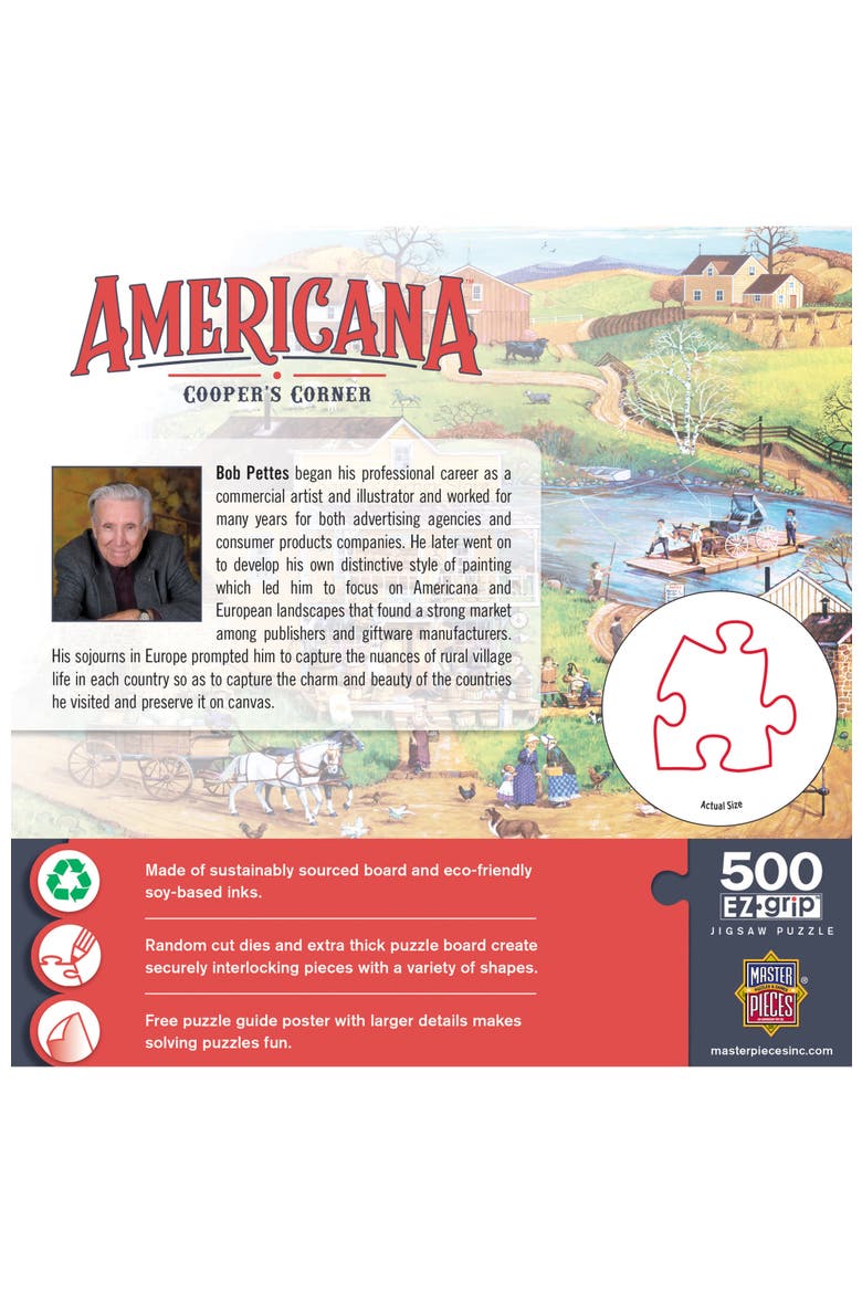 Cooper's Corner 500 Piece Jigsaw Puzzle, Alternate, color, Multicolor