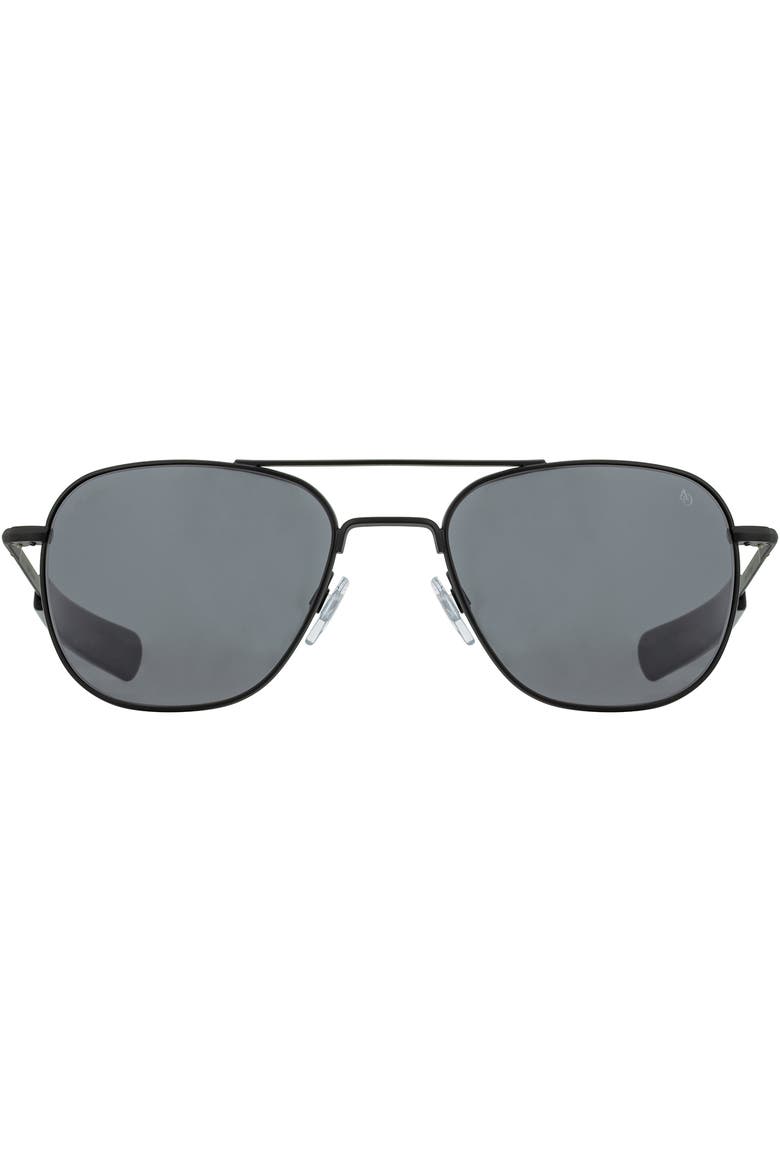 Original Pilot 52mm Aviator Glass Polarized, Alternate, color, Black - GYG-P
