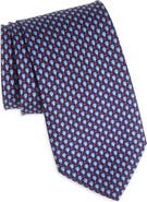 FERRAGAMO Zac Table Tennis Print Silk Tie