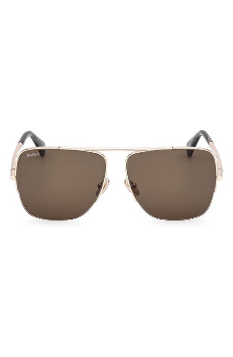 59mm Pilot Sunglasses