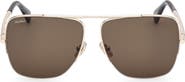 Max Mara 59mm Pilot Sunglasses