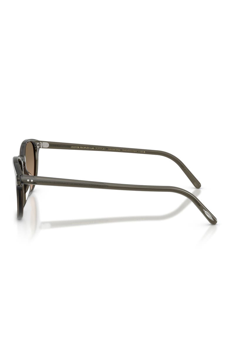 49mm Fairmont Sun Polarized Round Sunglasses, Alternate, color, INKWELL / SANDSTONE