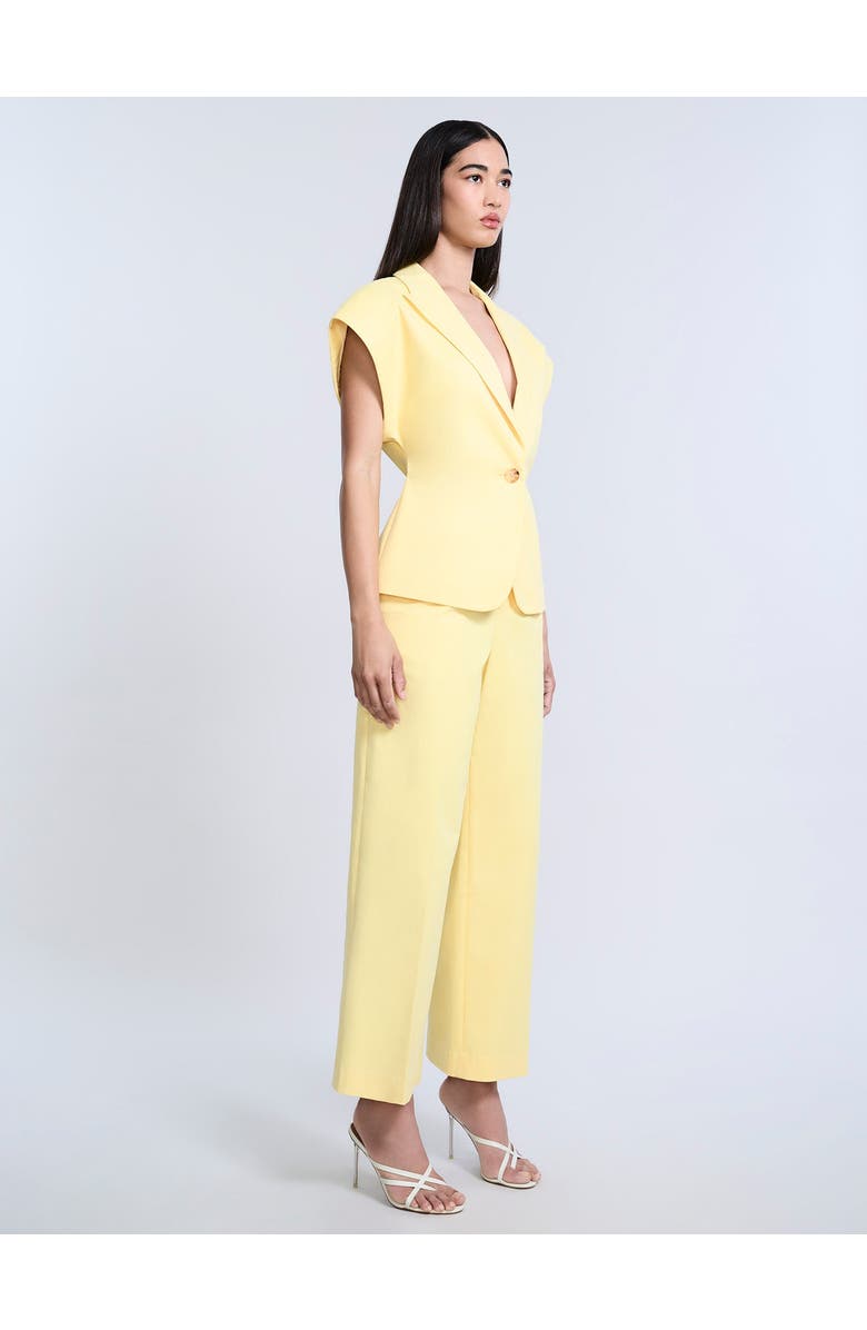 BCBGMAXAZRIA Twill Vest, Alternate, color, Camomile