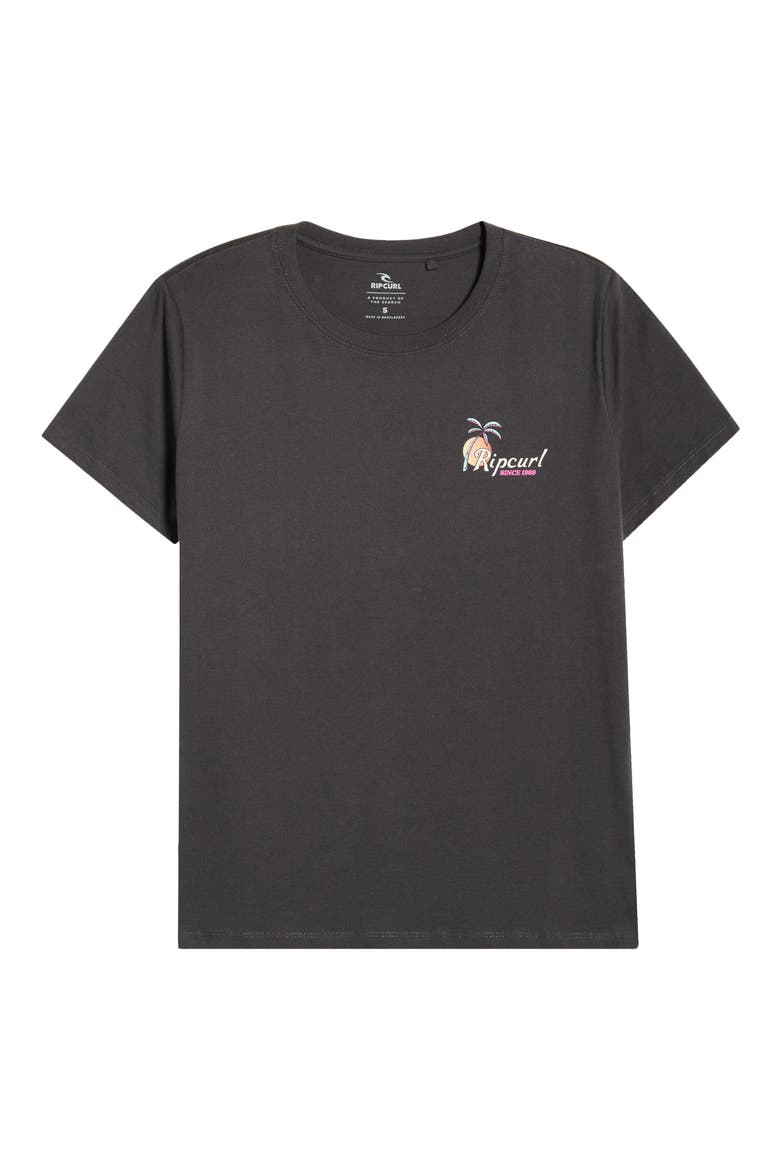 Tide Line Standard Graphic T-Shirt, Alternate, color, WASHED BLACK