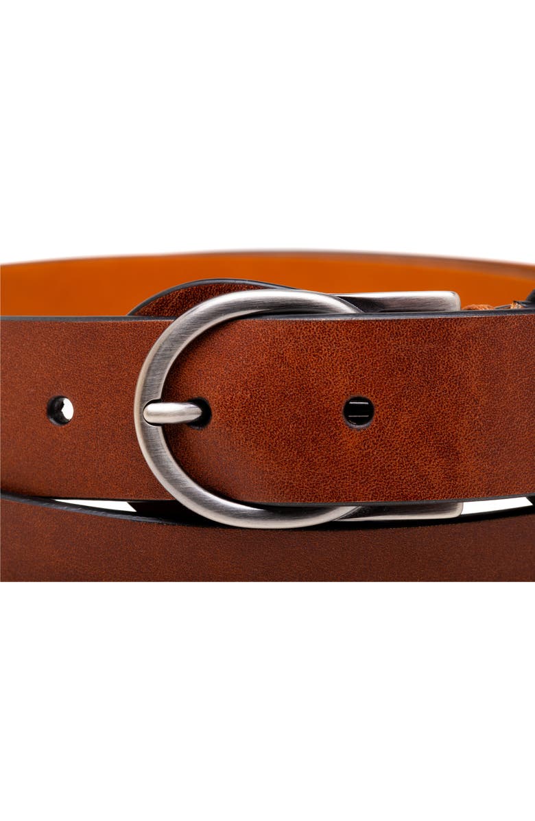 Bosca Sarno Leather Belt, Alternate, color, 