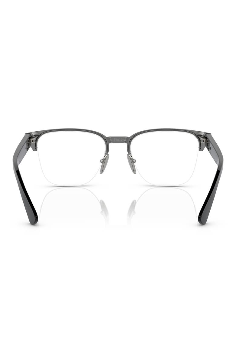 54mm Pillow Optical Glasses, Alternate, color, GUNMETAL