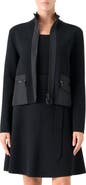 Akris punto Mixed Media Crop Jacket