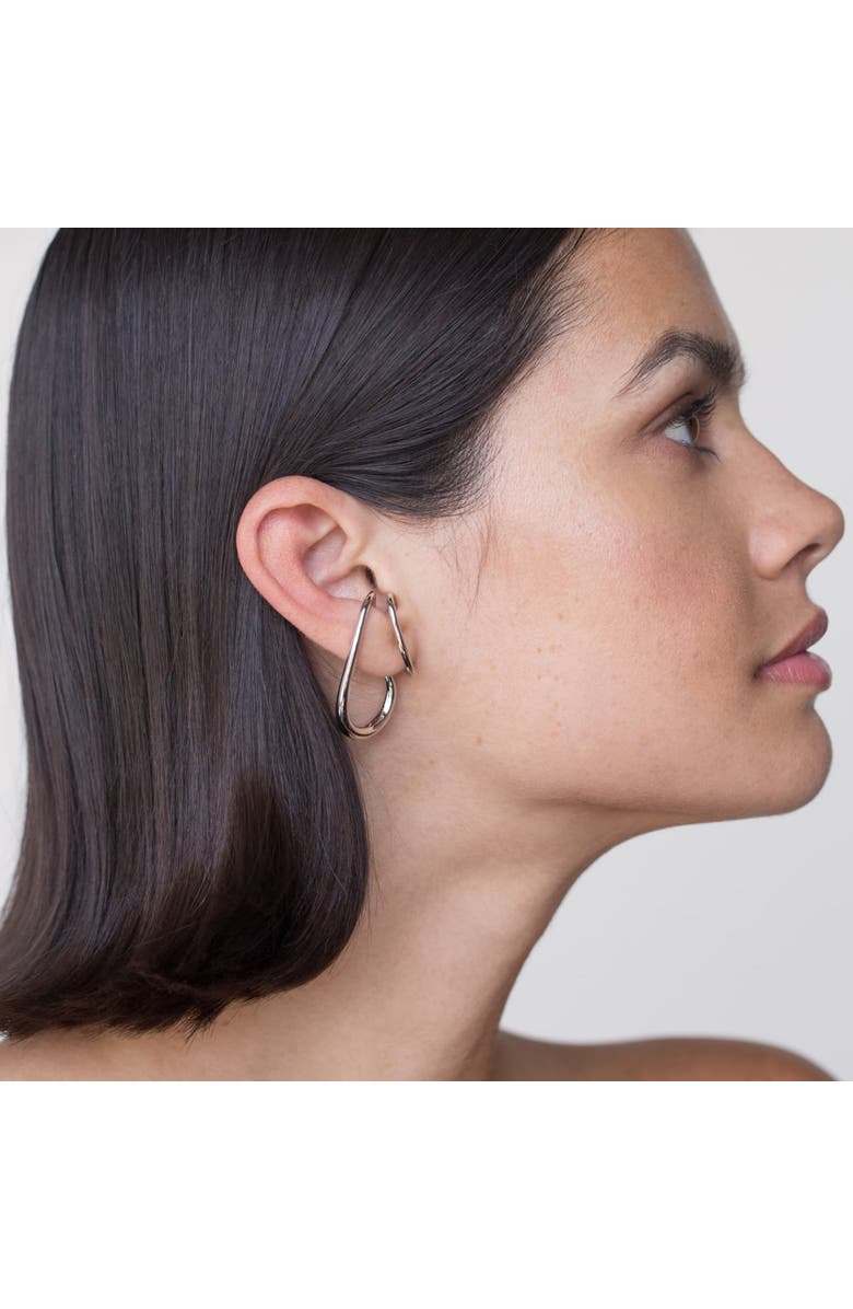 Outofoffice London Silver Ear Cuff, Alternate, color, Silver