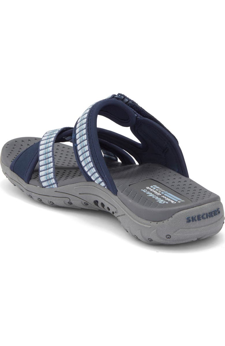 SKECHERS Reggae Color Slide Sandal, Alternate, color, Navy