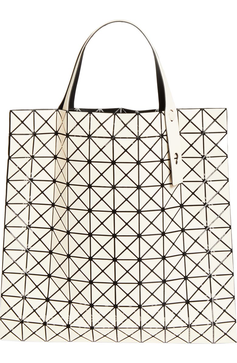 Bao Bao Issey Miyake Prism Frost Tote, Alternate, color, White Beige