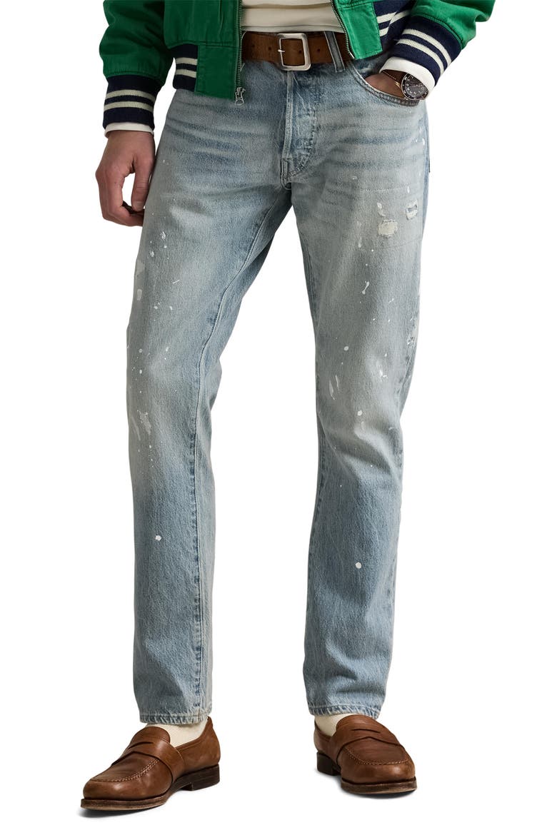 Sullivan Distressed Slim Fit Jeans, Main, color, CLAREMONT WASH
