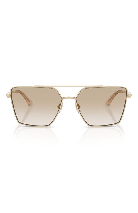 Joss 58mm Gradient Square Sunglasses