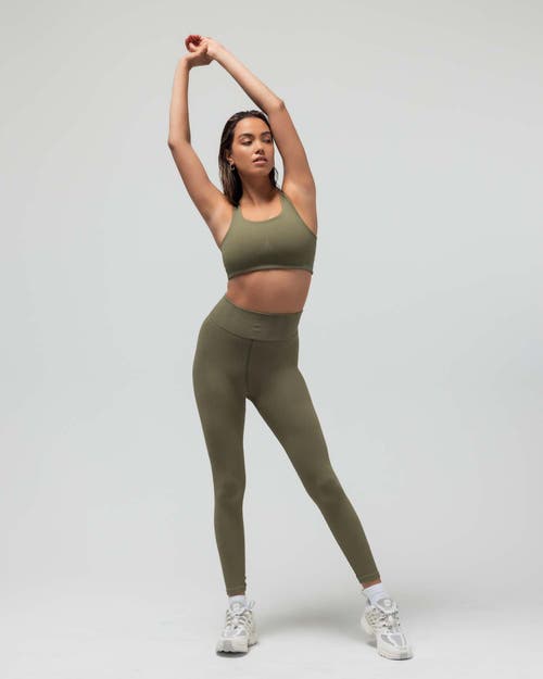 Reformer The Ribbed Legging In Green
