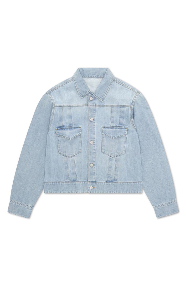 Fortela Western Bleach Denim Jacket, Main, color, Bleach Wash