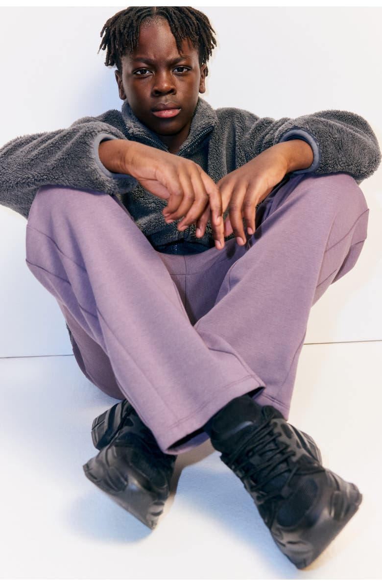 H&M Sports Joggers With Drymove, Alternate, color, Purple