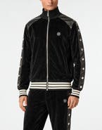 PHILIPP PLEIN Chenille Tracksuit Jacket Cocco Inserts Men