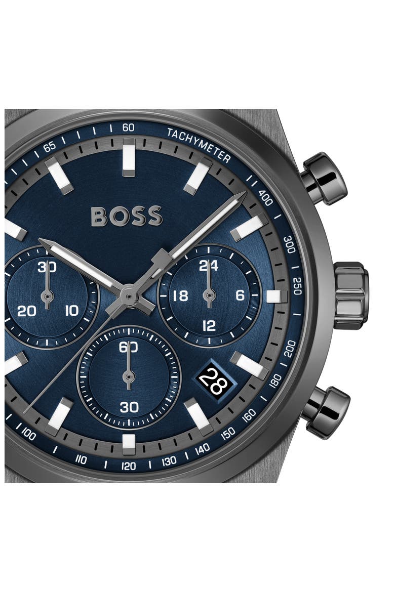 Candor Chronograph Bracelet Watch, 41mm, Alternate, color, BLUE