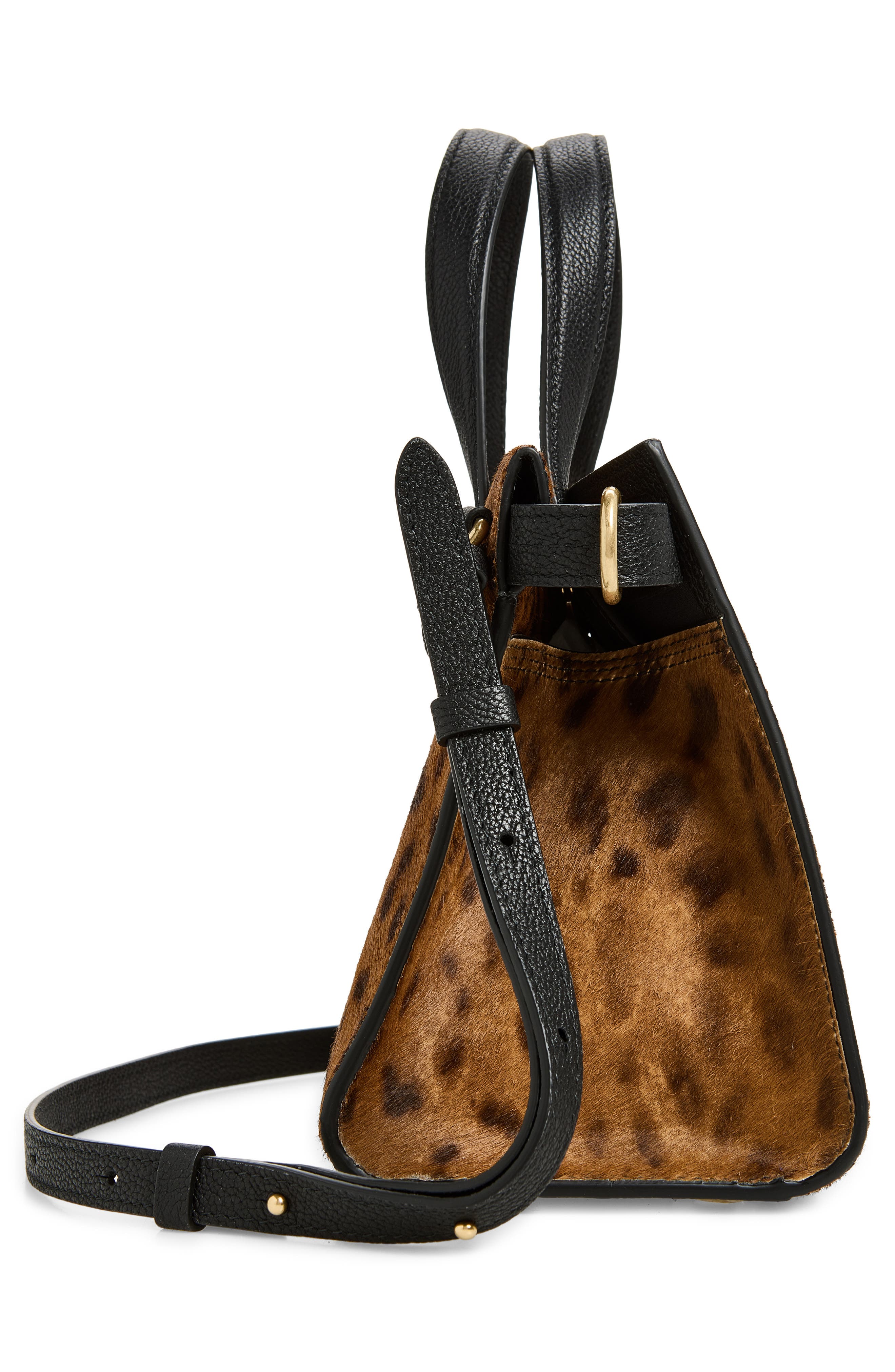 Cotswolds Genuine Calf Hair Tote, Alternate, color, LEOPARD/ BLACK