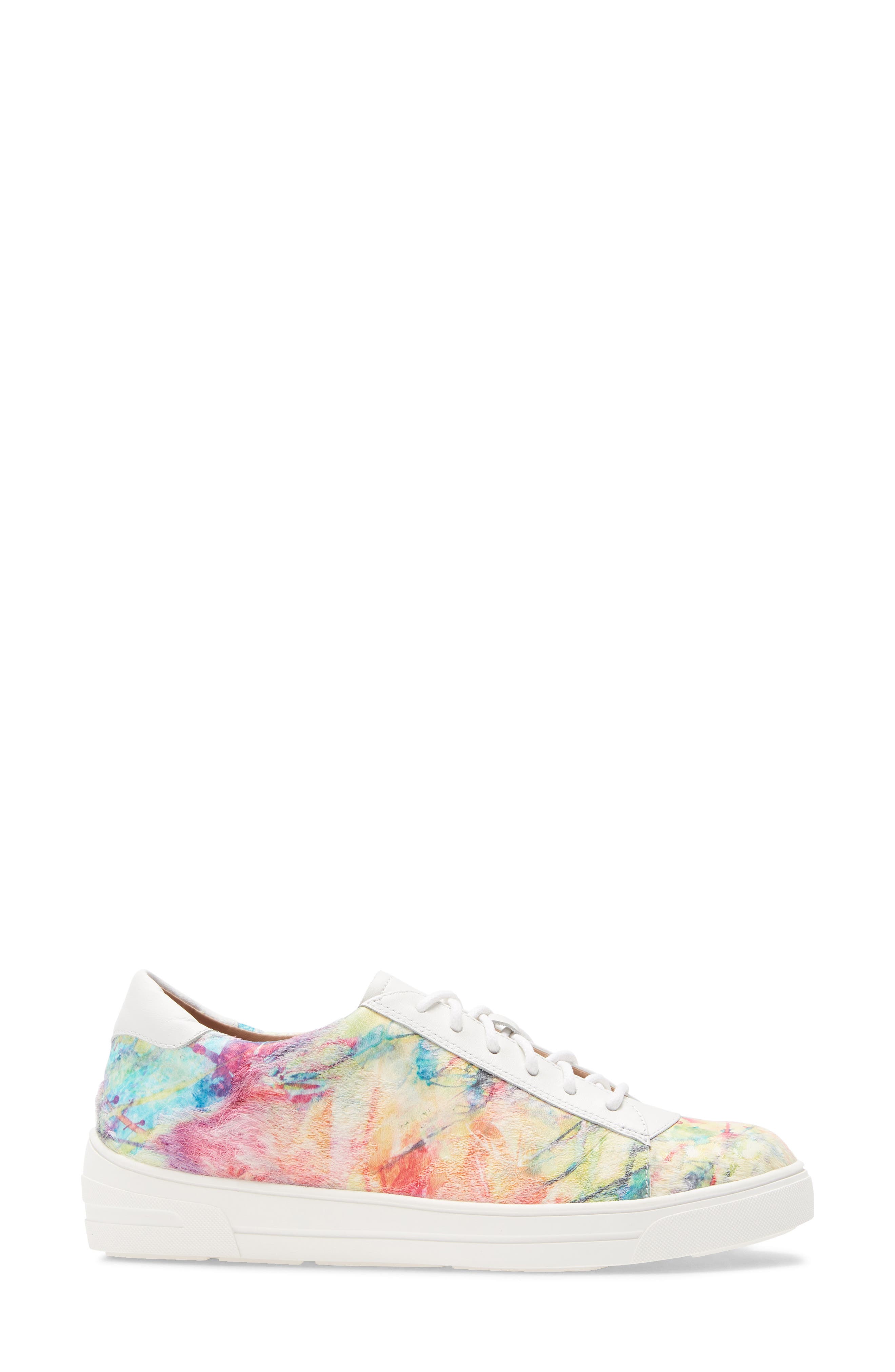 Linea Paolo Kaia Genuine Calf Hair Sneaker, Alternate, color, Multi Print Calf Hair/ Leather
