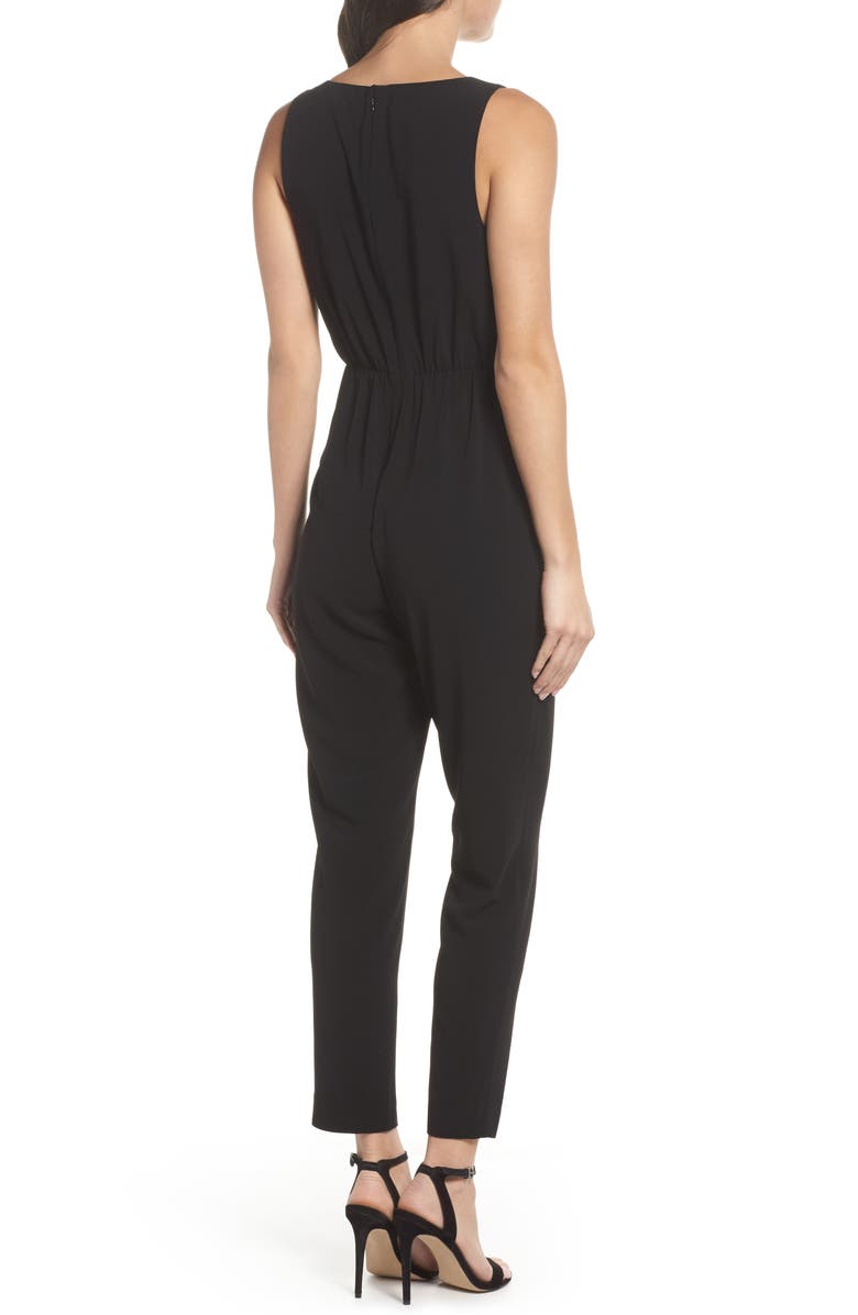 Ali & Jay Asymmetrical Pleat Jumpsuit, Alternate, color, 