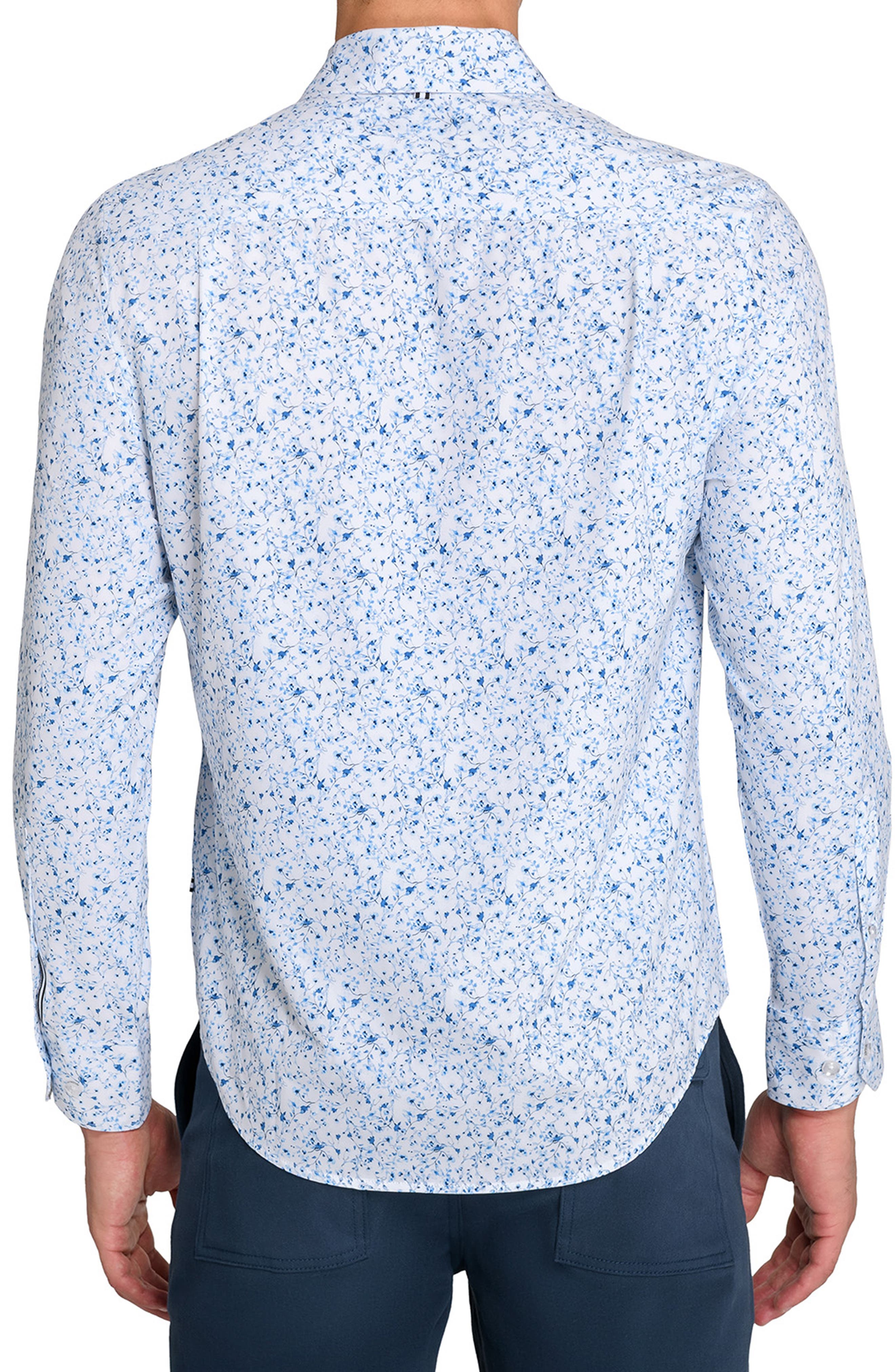 Botanical Print Woven Long Sleeve Basic - image 4