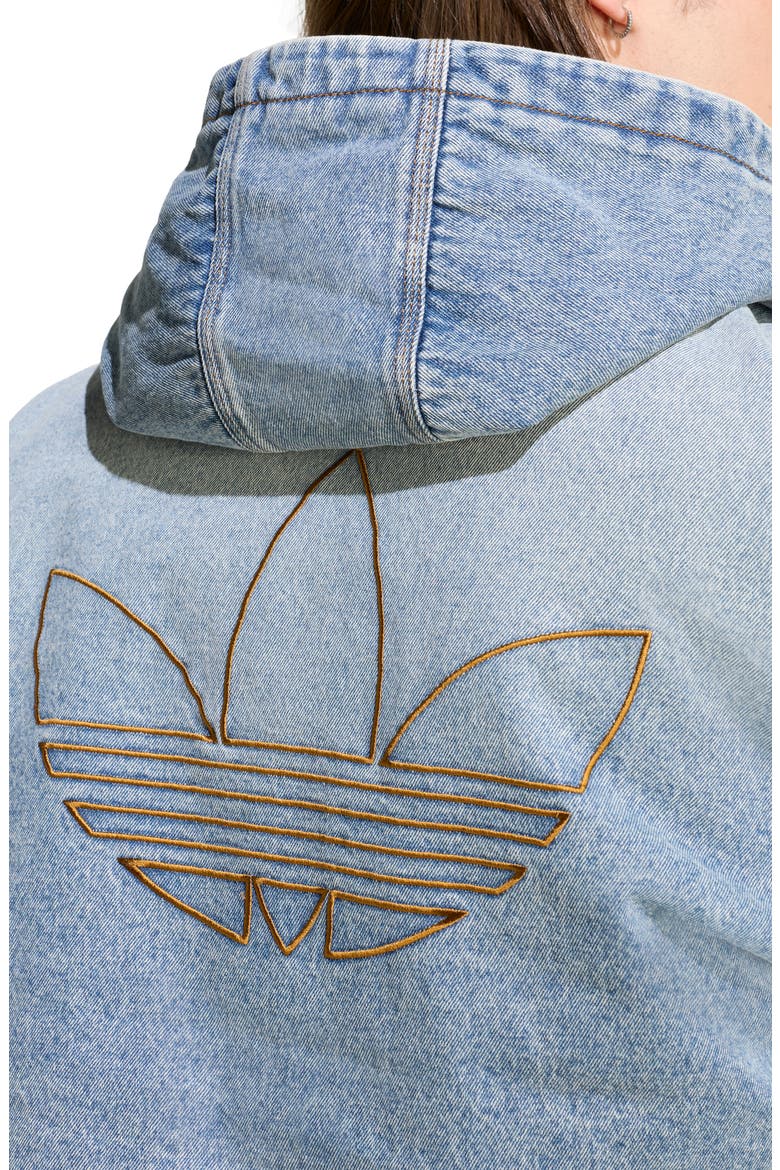 originals DENIM HOODIE アディダスオリジナルス adidas Denim Hooded Bomber Jacket (Men) | Nordstrom