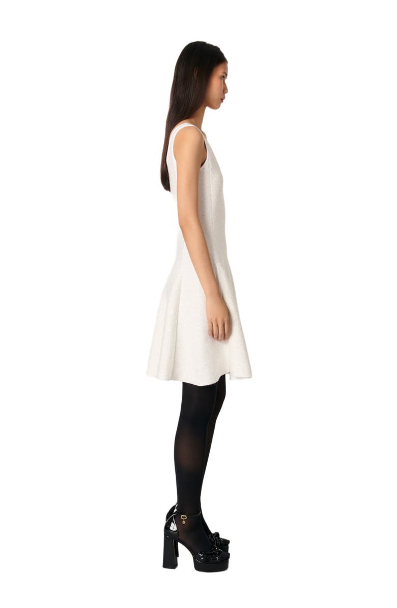 maje Sequin knit mini dress, Alternate, color,