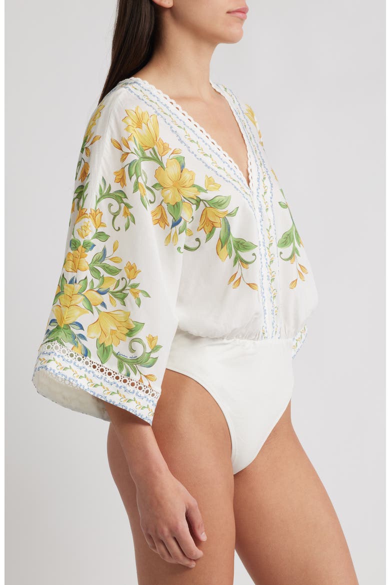 Sicily Dolman Sleeve Bodysuit, Alternate, color, OFF-WHITE