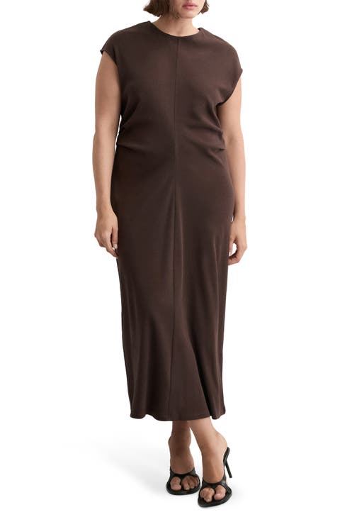 Cotton Jersey Midi Dress