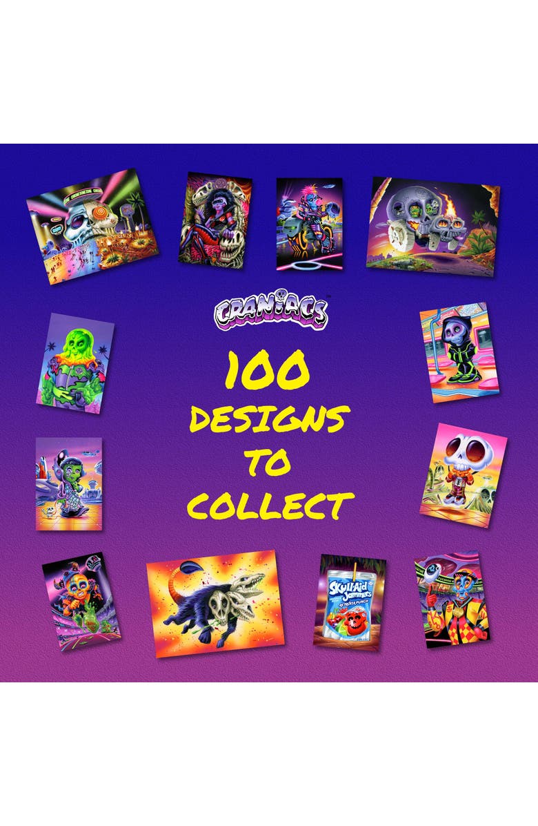 Ira Friedman Enterprises LLC Craniacs Trading Cards Series One Blaster Box | 7 Packs Per Box, Alternate, color, Blue