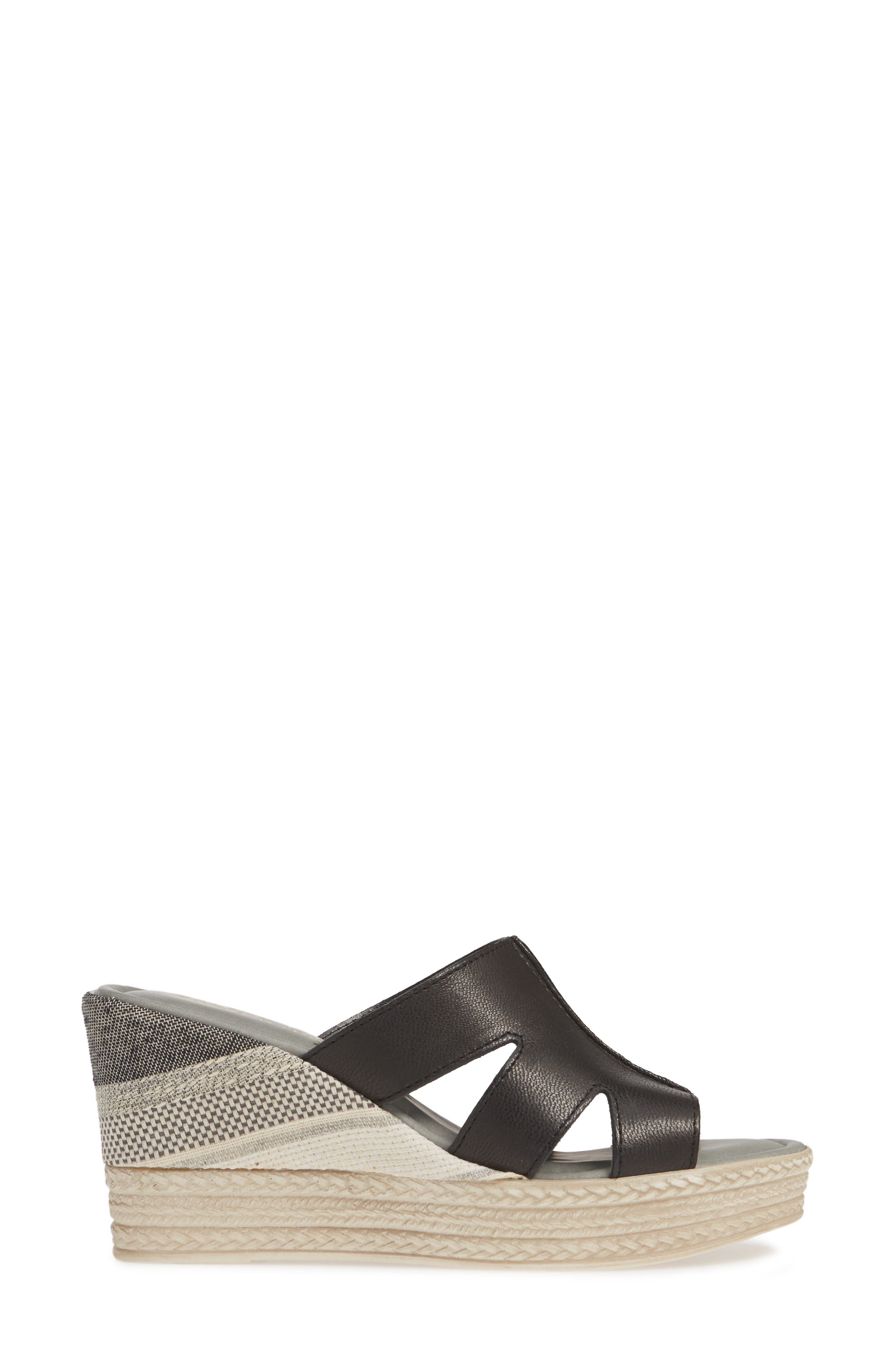 Bella Vita Rox Wedge Slide Sandal, Alternate, color, 