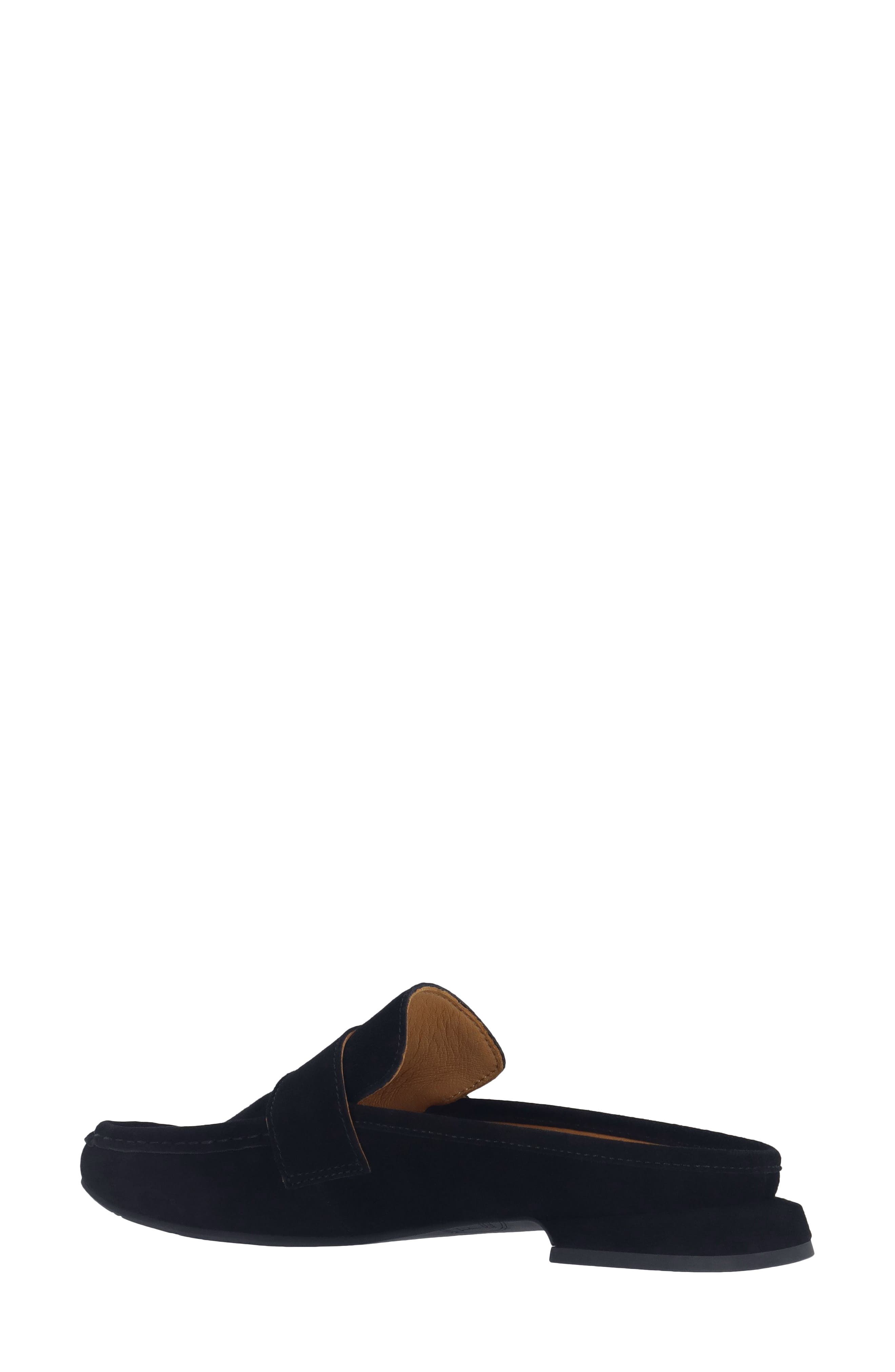 Tynessa Flat Mule, Alternate, color, BLACK