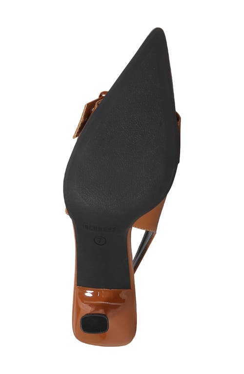 BERNESS BERNESS VERITY OVERSIZE BUCKLE SLINGBACK PUMP