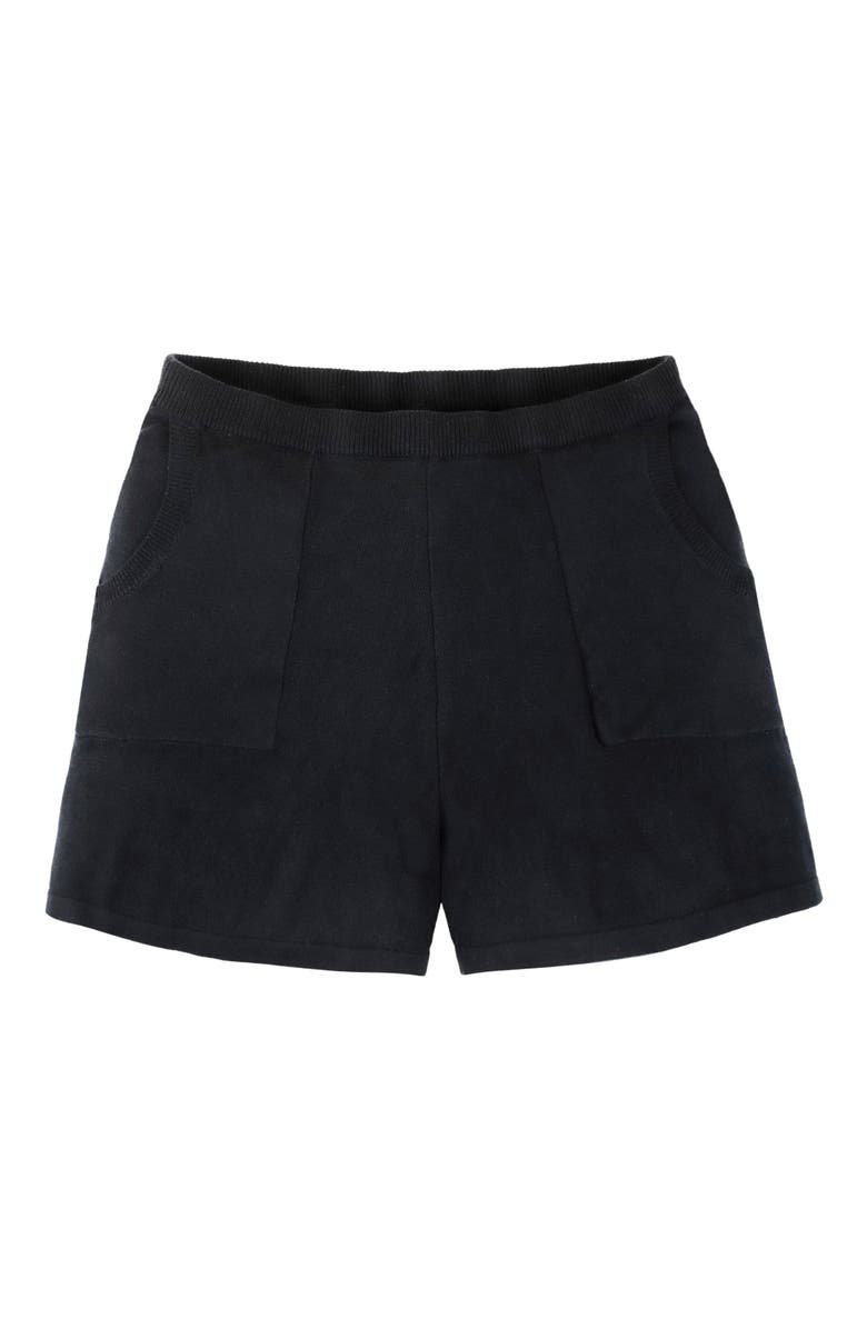 Hope & Henry Womens' Sweater Short, Main, color, Black