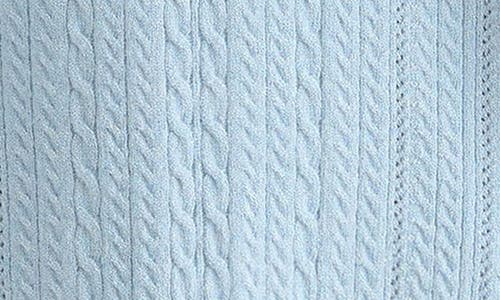 Next Kids' Cable Polo Sweater In Blue