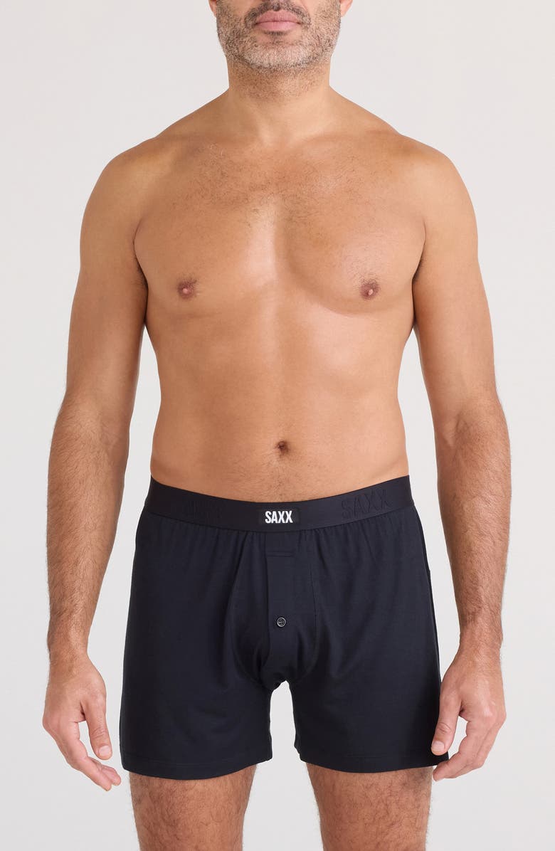 SAXX Snooze Boxer Shorts, Main, color, Black