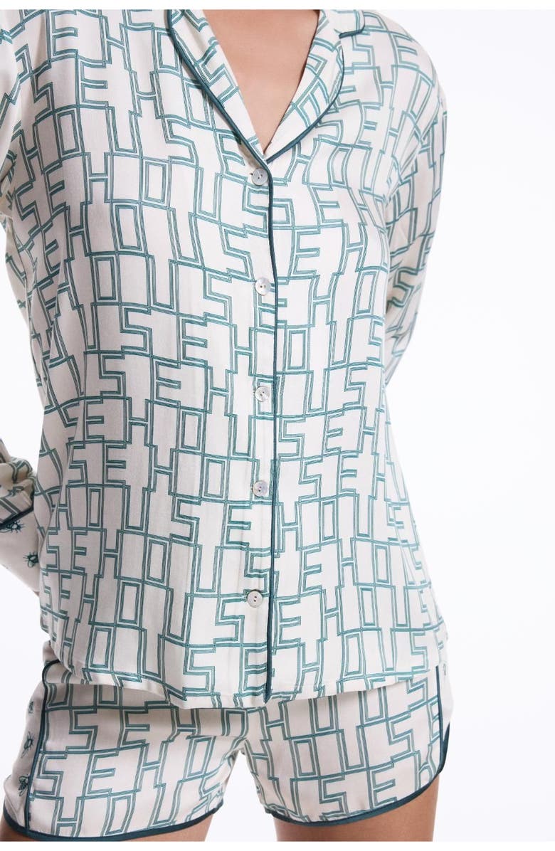 House Of Silk Honey Bee Pyjama Set, Alternate, color, Multicolour