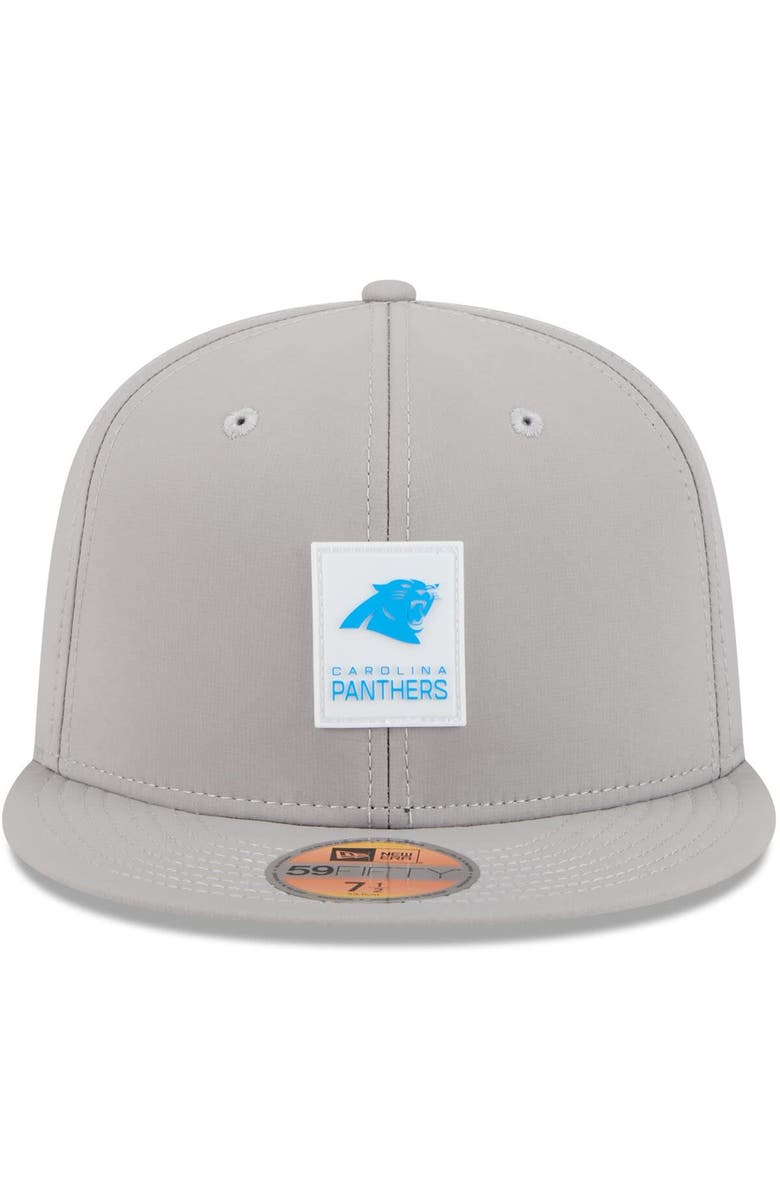 New Era Men's New Era Gray Carolina Panthers 2025 Sideline  59FIFTY Fitted Hat, Alternate, color, 