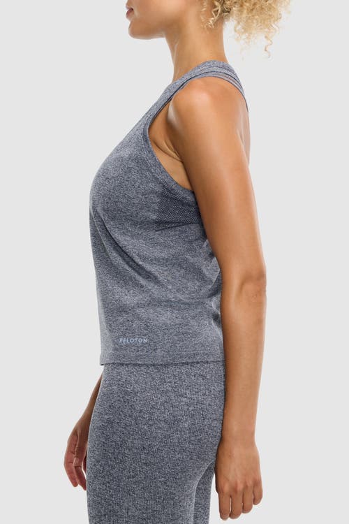 Peloton Seamless Melange Tank In Blue