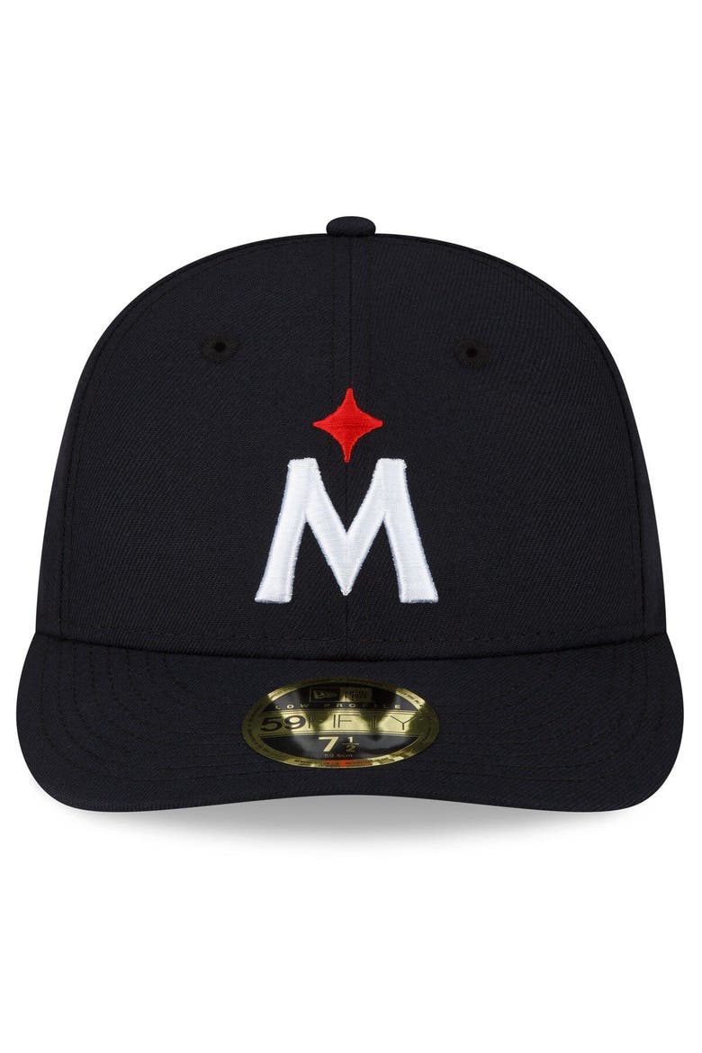 Men's New Era  Navy Minnesota Twins 2023 Authentic Collection Low Profile  Road 59FIFTY Fitted Hat, Alternate, color, Navy