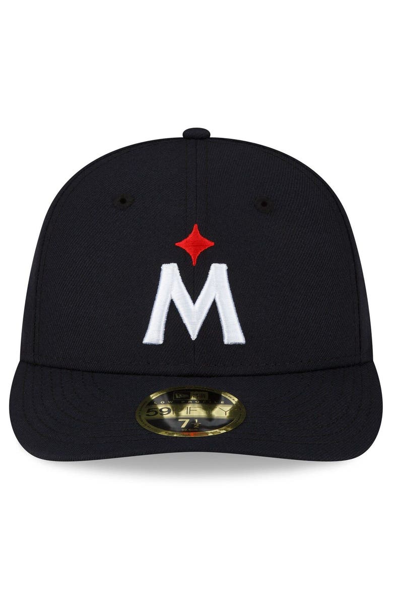 New Era Men's New Era Navy Minnesota Twins 2023 Authentic Collection Low Profile Road 59FIFTY Fitted Hat, Alternate, color,